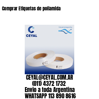 Comprar Etiquetas de poliamida