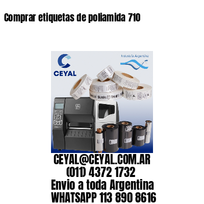 Comprar etiquetas de poliamida 710