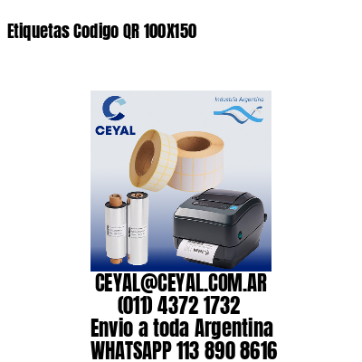 Etiquetas Codigo QR 100X150