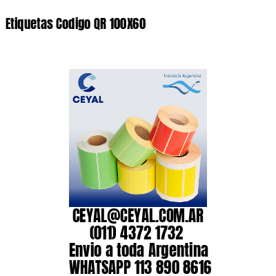 Etiquetas Codigo QR 100X60