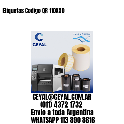 Etiquetas Codigo QR 110X50