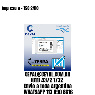 impresora – TSC 2410