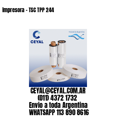impresora – TSC TPP 244