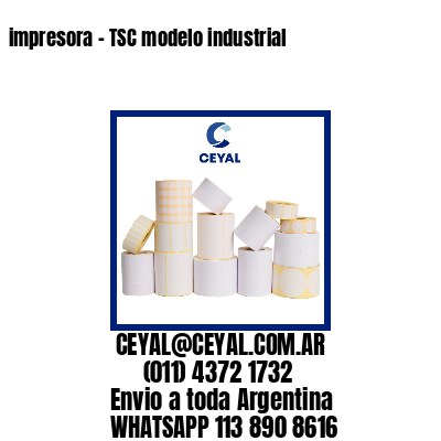 impresora – TSC modelo industrial