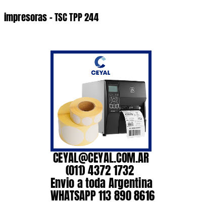 impresoras – TSC TPP 244
