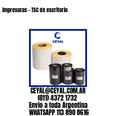 impresoras – TSC de escritorio