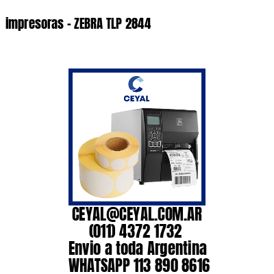 impresoras – ZEBRA TLP 2844