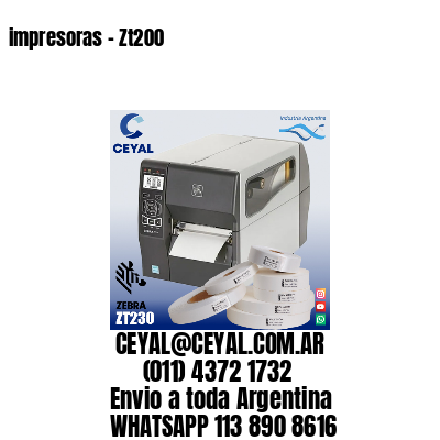 impresoras – Zt200