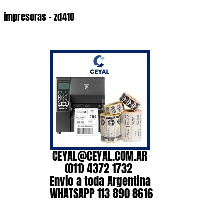 impresoras – zd410