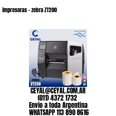impresoras – zebra ZT200