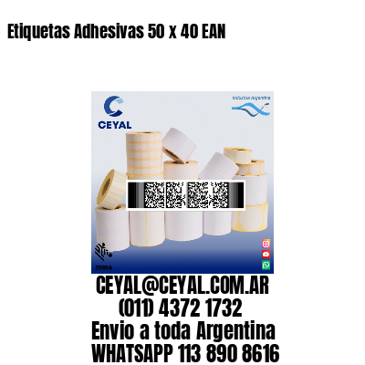Etiquetas Adhesivas 50 x 40 EAN