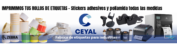 IMPRIMIMOS TUS ROLLOS DE ETIQUETAS - Stickers adhesivos y poliamida todas las medidas