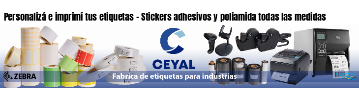 Personalizá e imprimí tus etiquetas - Stickers adhesivos y poliamida todas las medidas