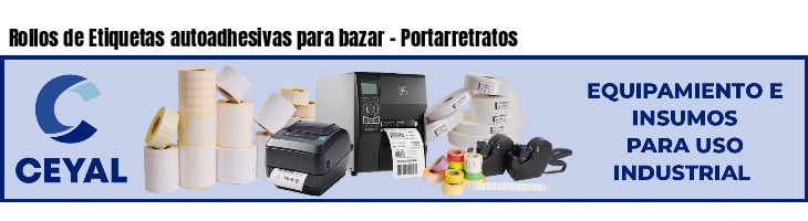 Rollos de Etiquetas autoadhesivas para bazar - Portarretratos