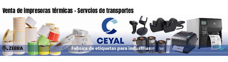 Venta de impresoras térmicas - Servcios de transportes