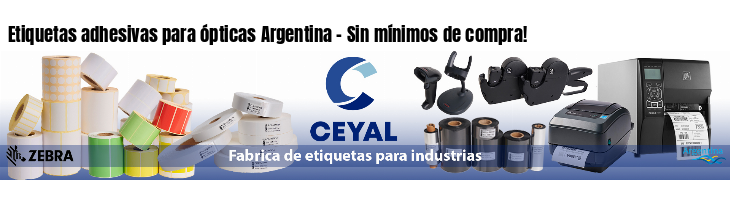 Etiquetas adhesivas para ópticas Argentina - Sin mínimos de compra!