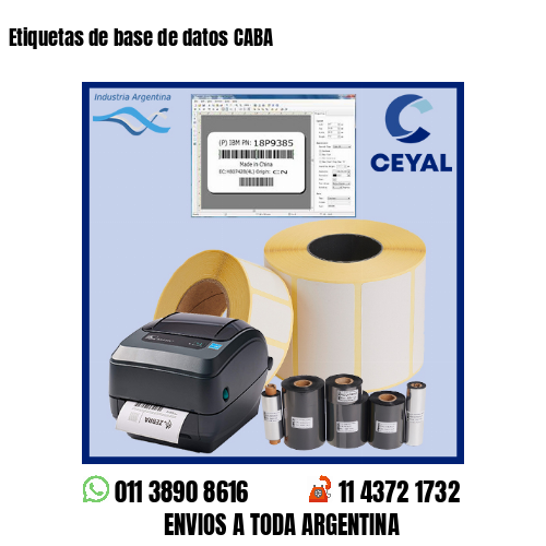 Etiquetas de base de datos CABA