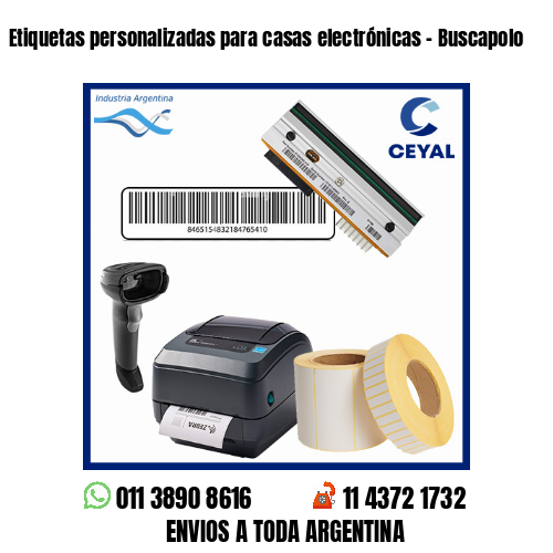 Etiquetas personalizadas para casas electrónicas – Buscapolo