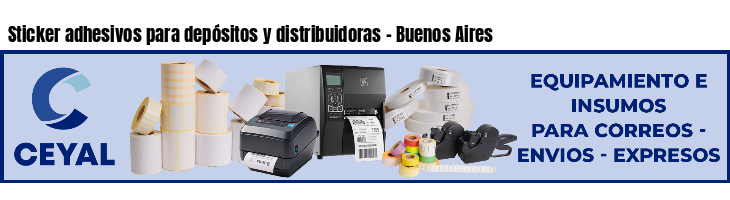 Sticker adhesivos para depósitos y distribuidoras - Buenos Aires