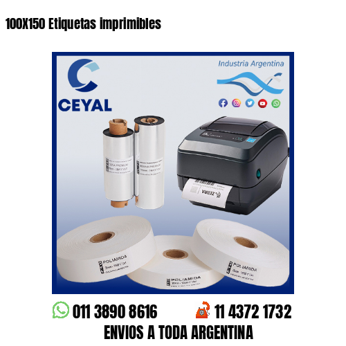 100X150 Etiquetas imprimibles