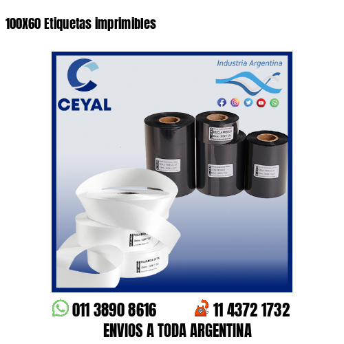 100X60 Etiquetas imprimibles
