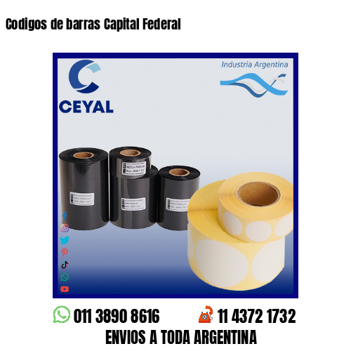 Codigos de barras Capital Federal