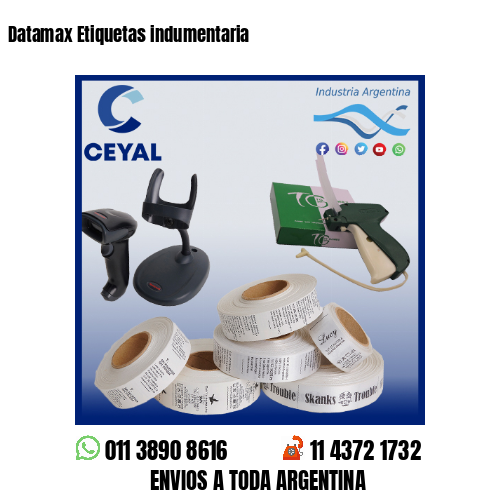 Datamax Etiquetas indumentaria