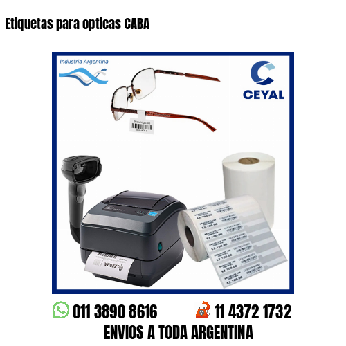 Etiquetas para opticas CABA