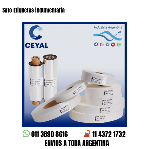 Sato Etiquetas indumentaria