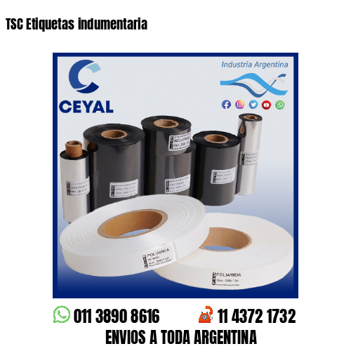 TSC Etiquetas indumentaria