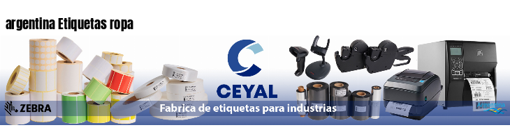argentina Etiquetas ropa