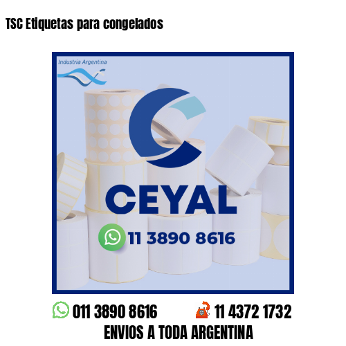 TSC Etiquetas para congelados