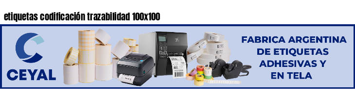 etiquetas codificación trazabilidad 100x100