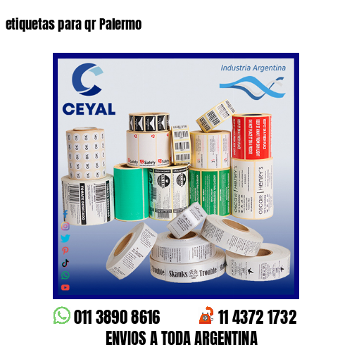 etiquetas para qr Palermo