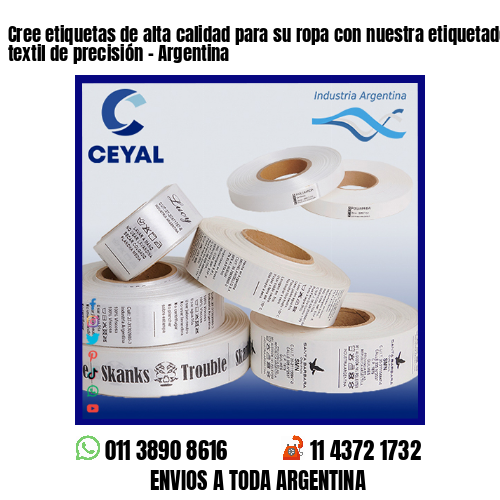 Cree etiquetas de alta calidad para su ropa con nuestra etiquetadora manual textil de precisión – Argentina