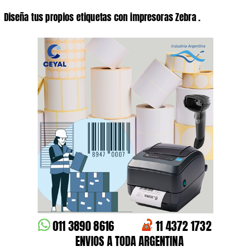 Diseña tus propios etiquetas con impresoras Zebra .