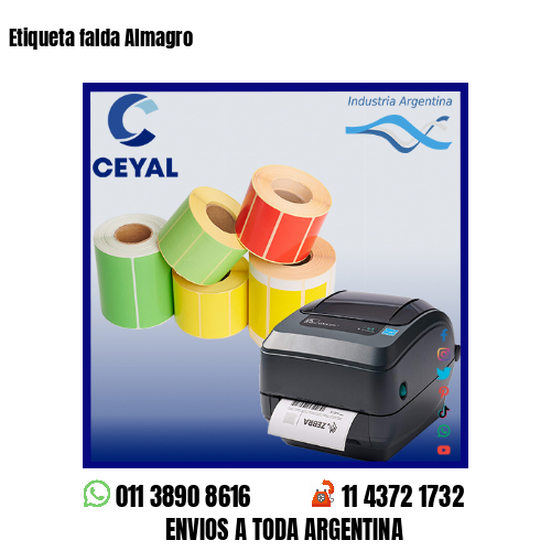 Etiqueta falda Almagro