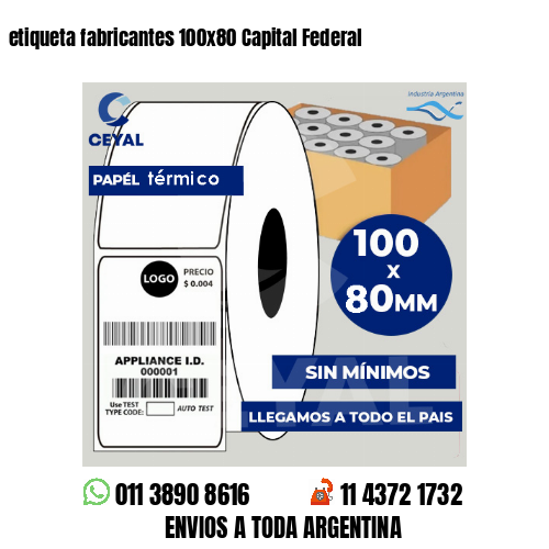 etiqueta fabricantes 100×80 Capital Federal