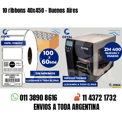 10 ribbons 40x450 - Buenos Aires