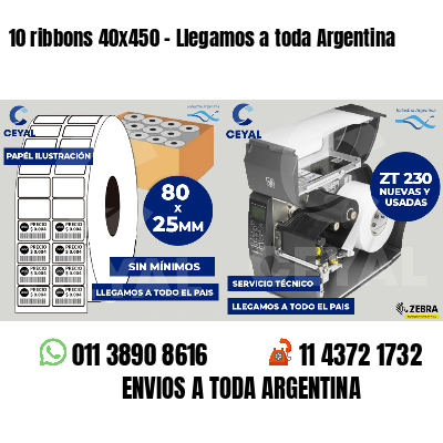 10 ribbons 40x450 - Llegamos a toda Argentina