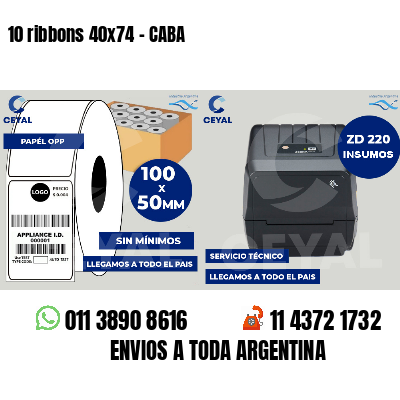 10 ribbons 40x74 - CABA