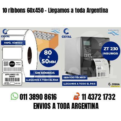 10 ribbons 60x450 - Llegamos a toda Argentina