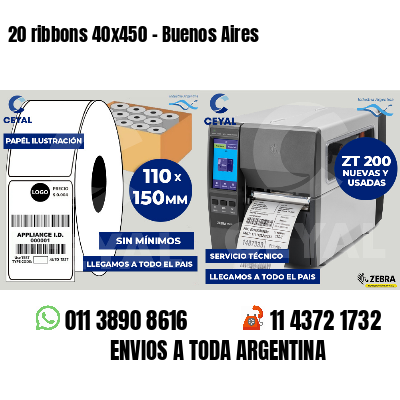 20 ribbons 40x450 - Buenos Aires