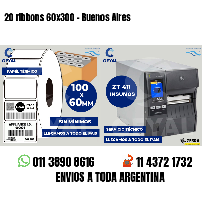 20 ribbons 60x300 - Buenos Aires