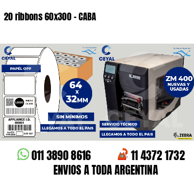 20 ribbons 60x300 - CABA
