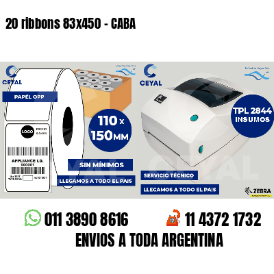 20 ribbons 83x450 - CABA