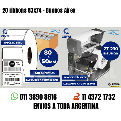 20 ribbons 83x74 - Buenos Aires