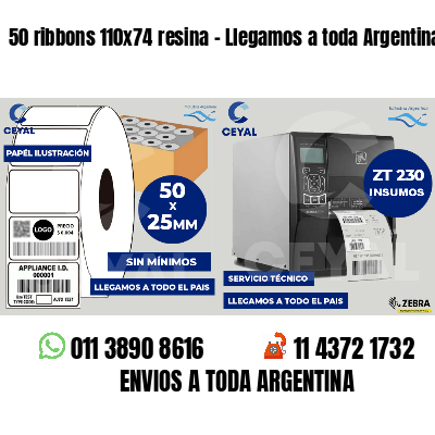50 ribbons 110x74 resina - Llegamos a toda Argentina
