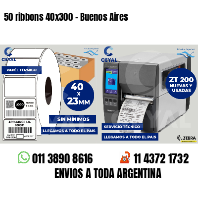 50 ribbons 40x300 - Buenos Aires