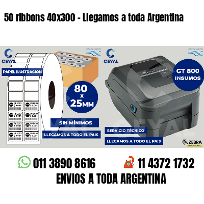50 ribbons 40x300 - Llegamos a toda Argentina